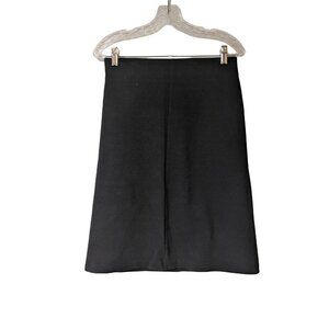 Loft Womens Pencil Modest Skirt Black Size S Small